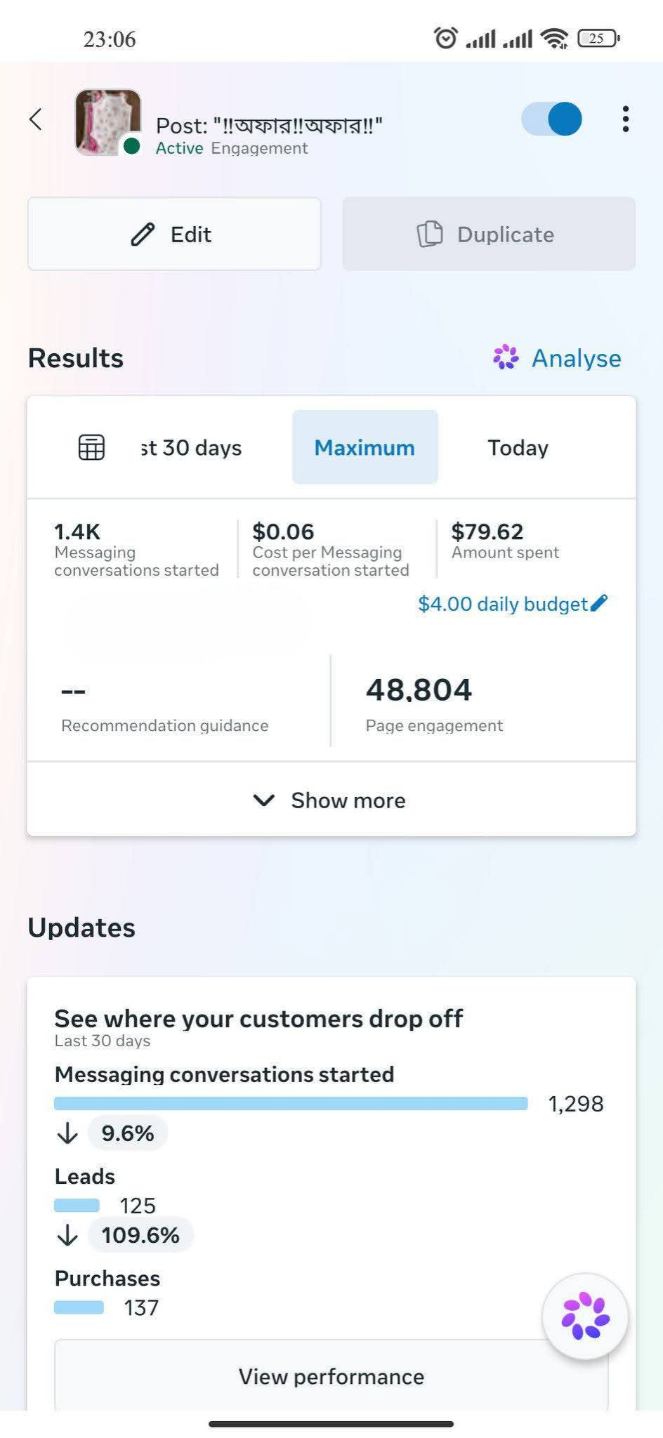 Facebook Ads Campaign