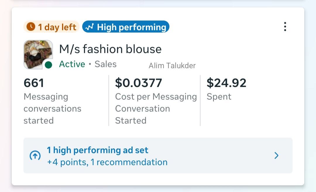 Facebook Ads Campaign