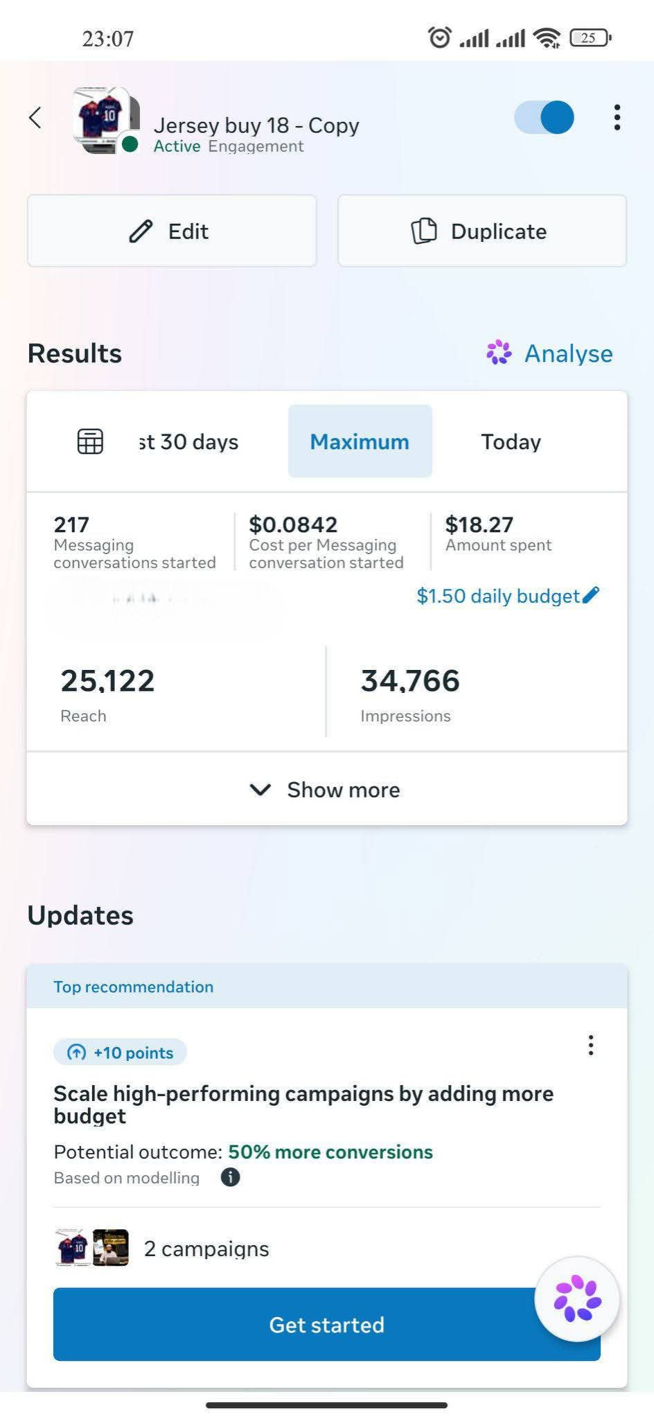 Facebook Ads Campaign